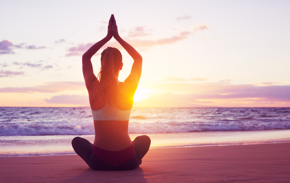 yoga by the sea