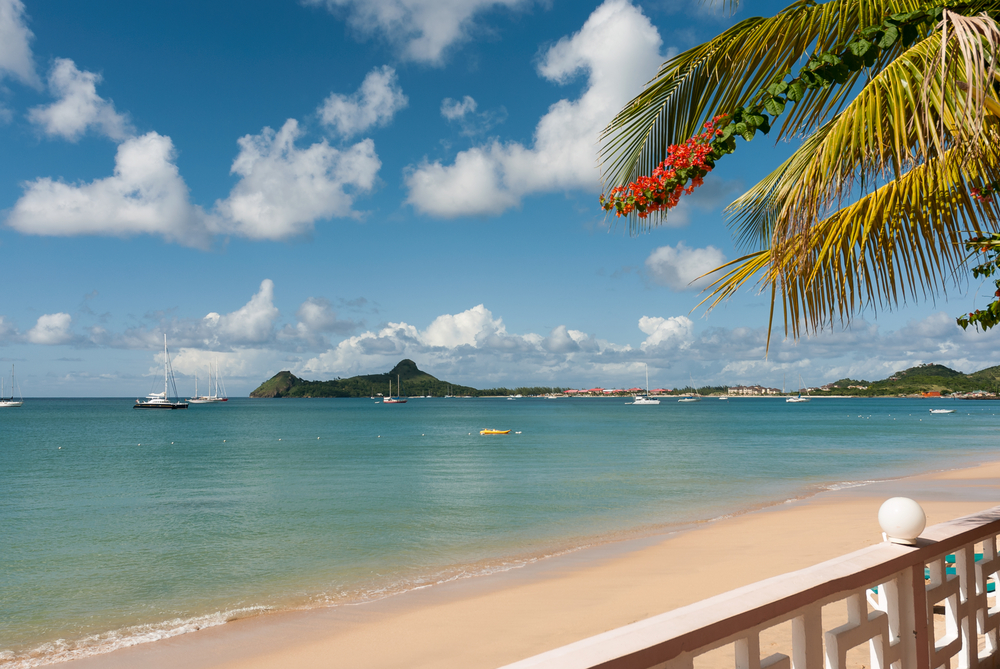 reduit beach in st lucia