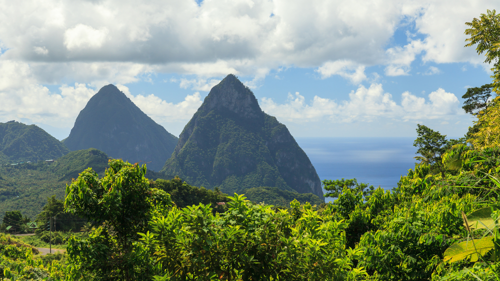 mountains st lucia