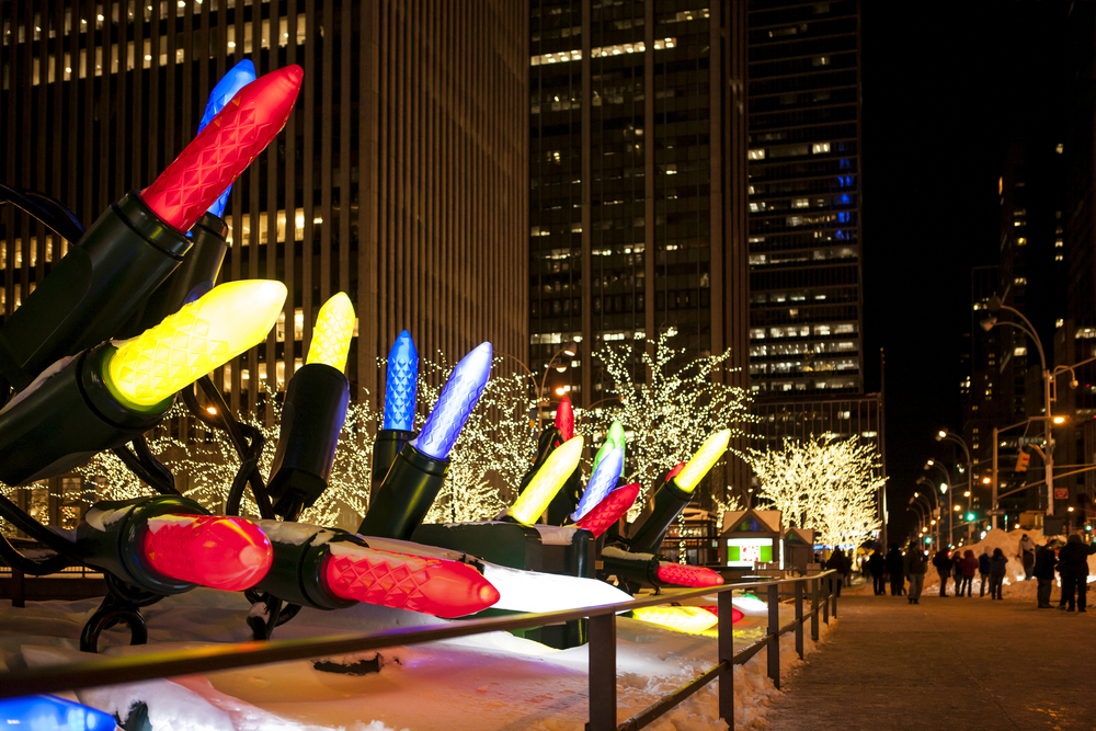 christmas lights in new york