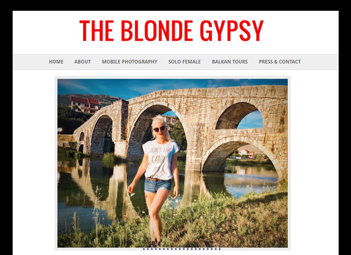 the blonde gypsy blogger