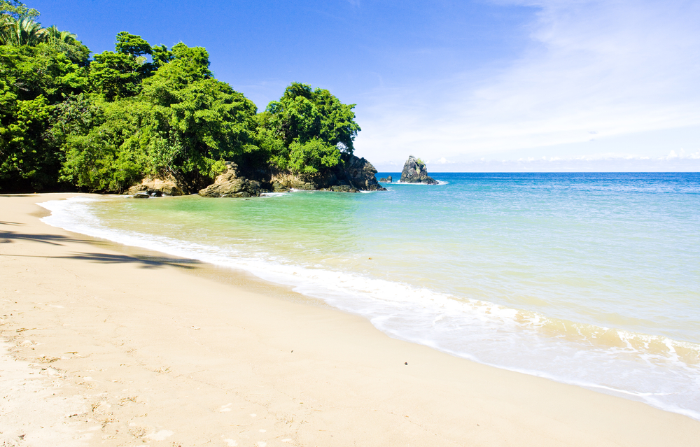 secluded beach in tobago