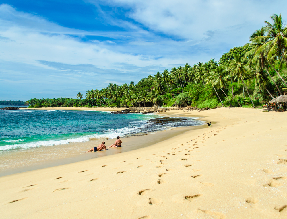 Beach in sri lanka