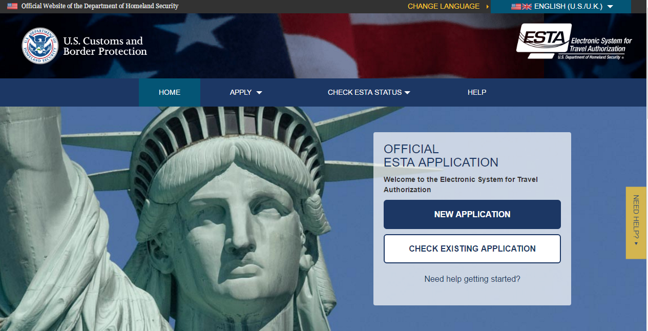 Applying for an ESTA