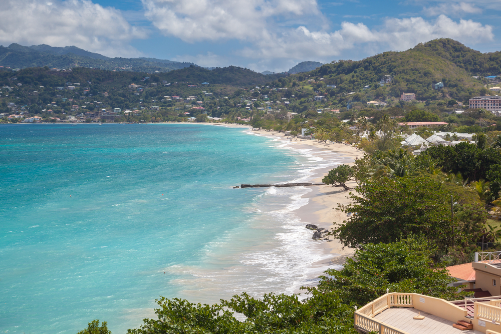 Grand Anse Beach in grenada