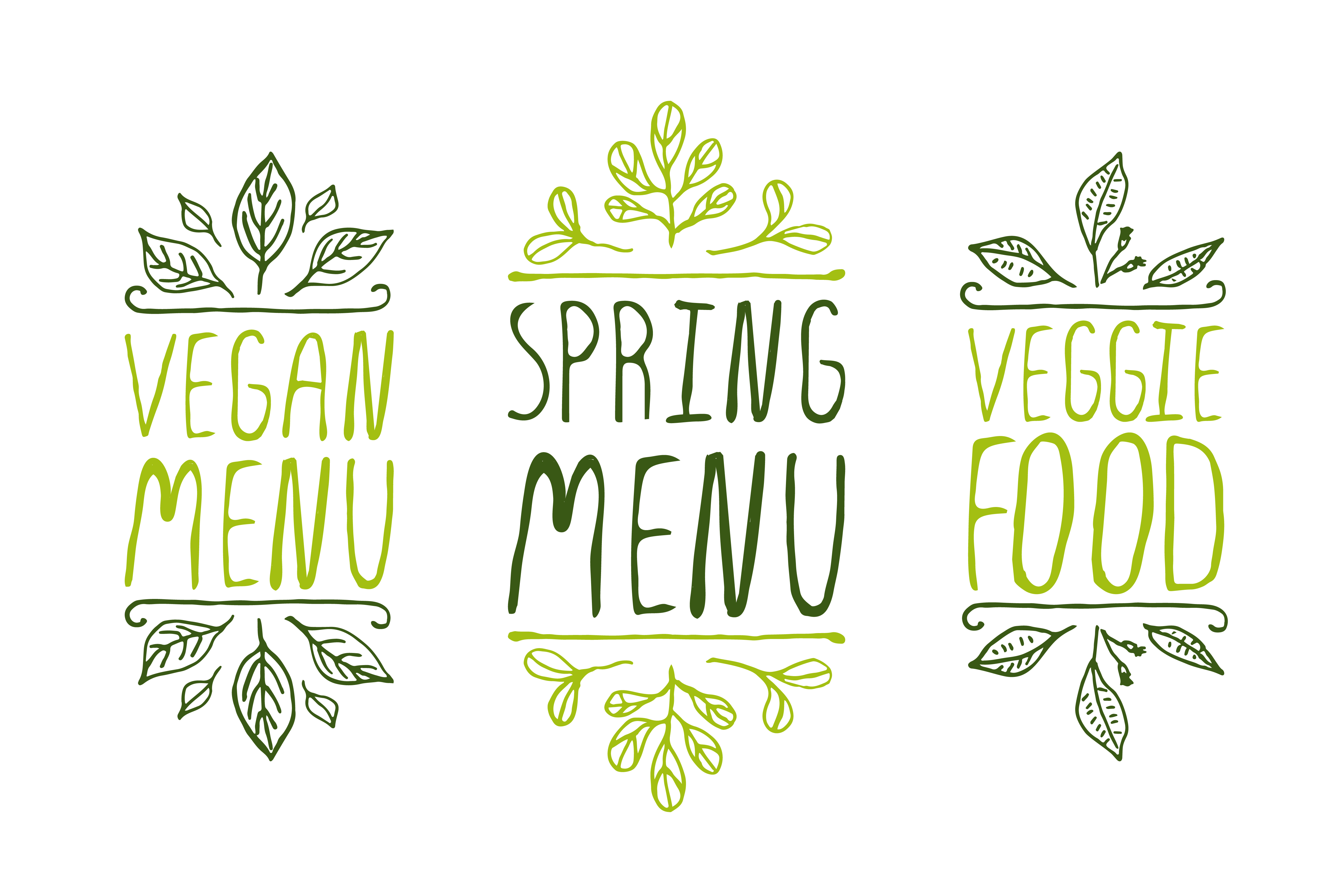 vegan menu