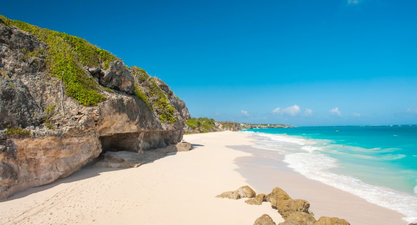 crane beach in barbados