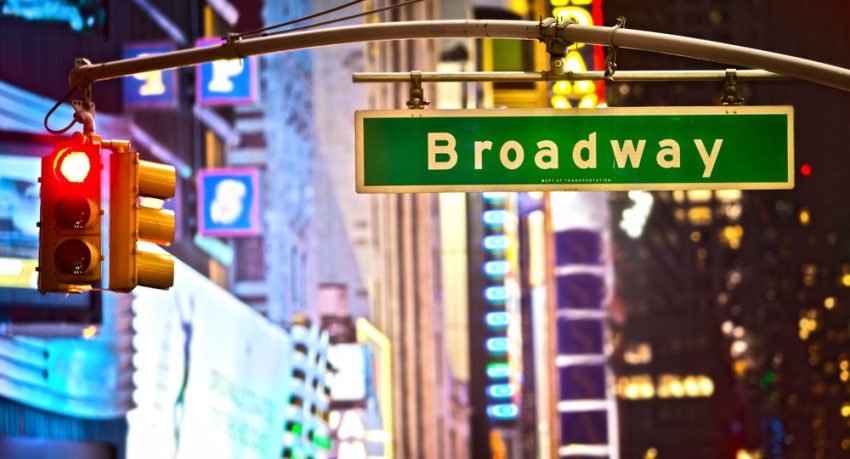broadway sign in new york