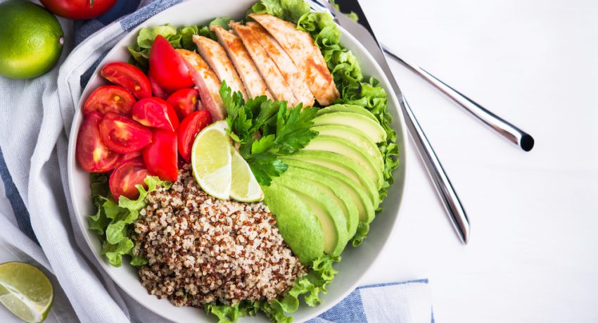 salad bowl healthy eating