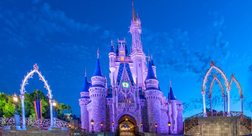 cinderella castle at disney world orlando