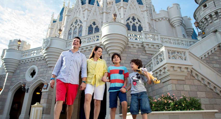 family at disney world